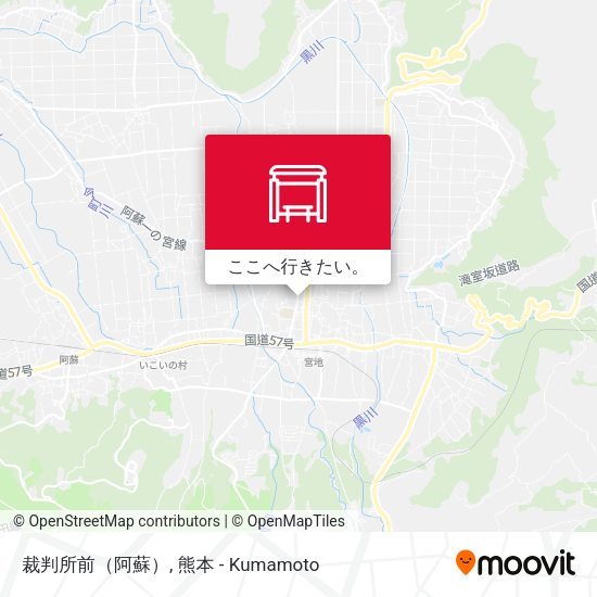 裁判所前（阿蘇）地図