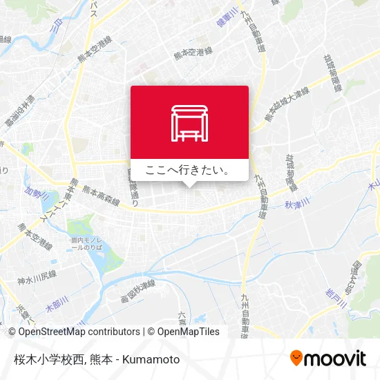 桜木小学校西地図