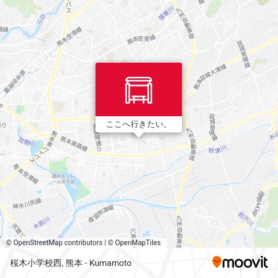 桜木小学校西地図