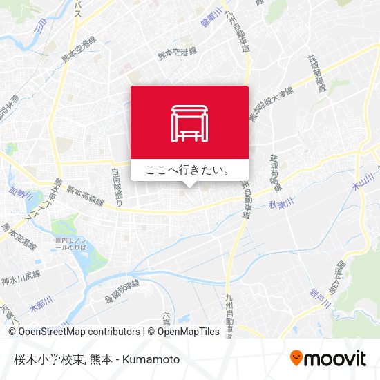 桜木小学校東地図
