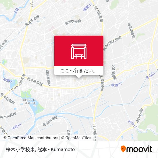 桜木小学校東地図