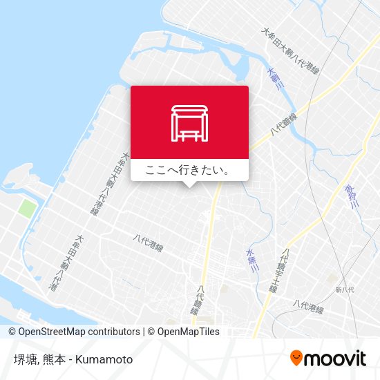 堺塘地図