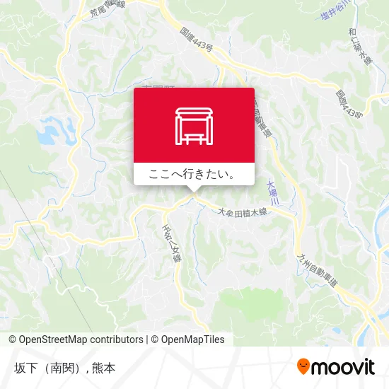 坂下（南関）地図