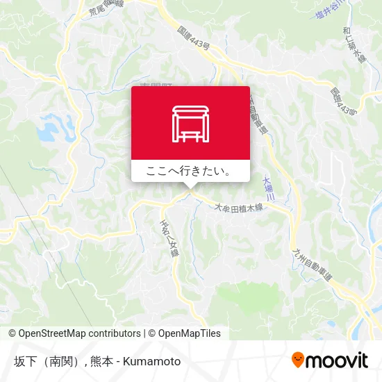 坂下（南関）地図