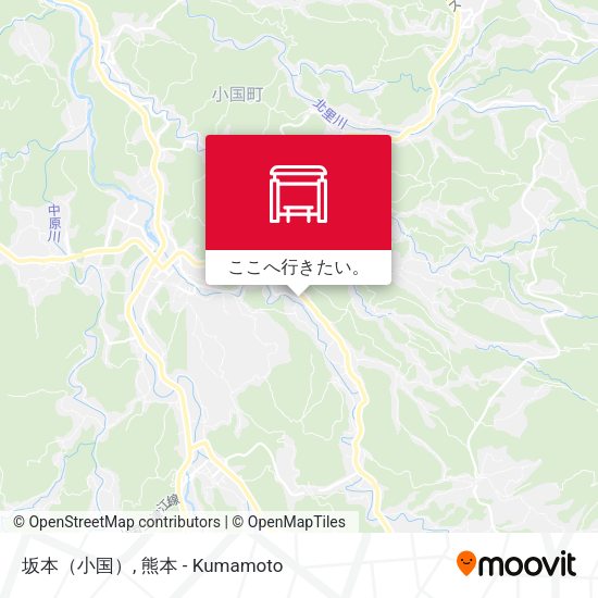 坂本（小国）地図