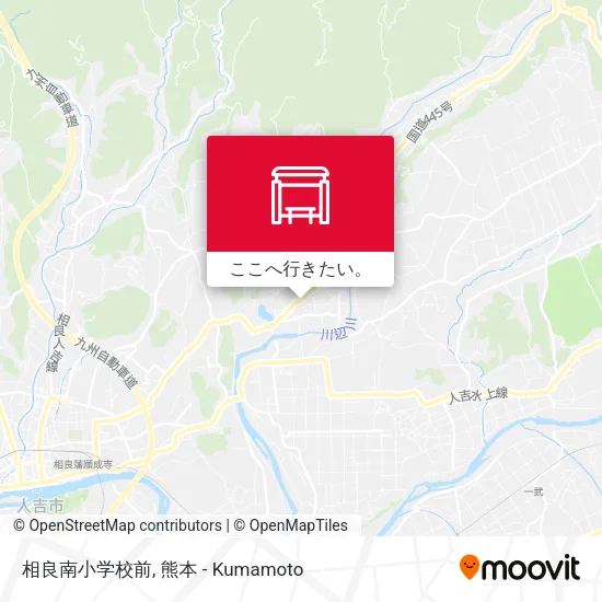 相良南小学校前地図