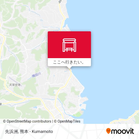 先浜洲地図