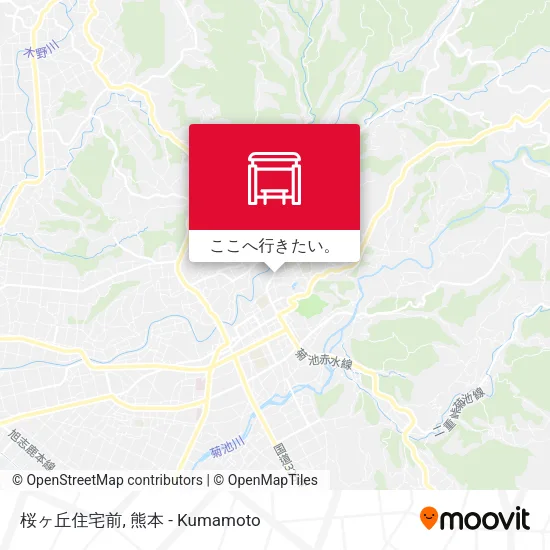 桜ヶ丘住宅前地図