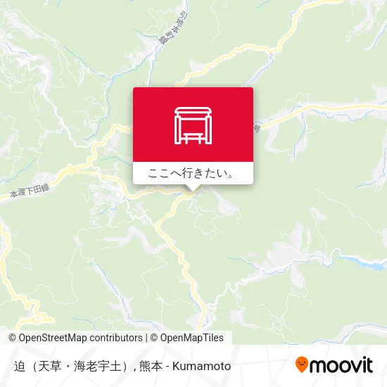 迫（天草・海老宇土）地図