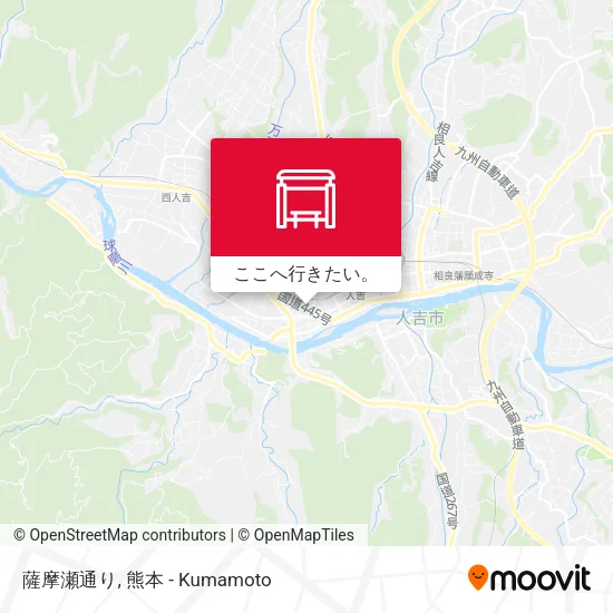 薩摩瀬通り地図