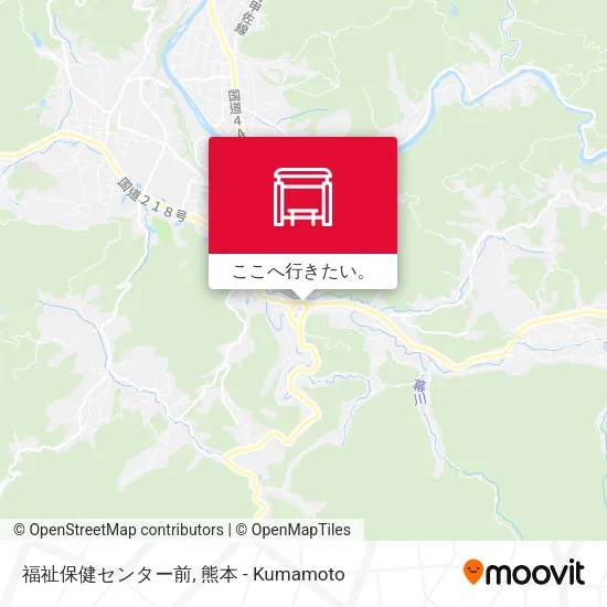 福祉保健センター前地図