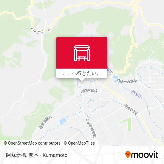 阿蘇新橋地図