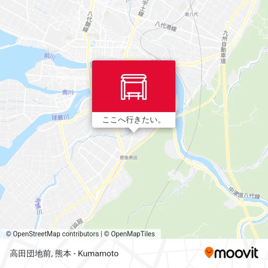 高田団地前地図