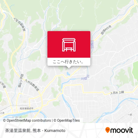 茶湯里温泉前地図