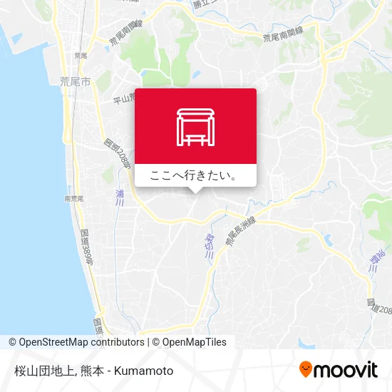 桜山団地上地図