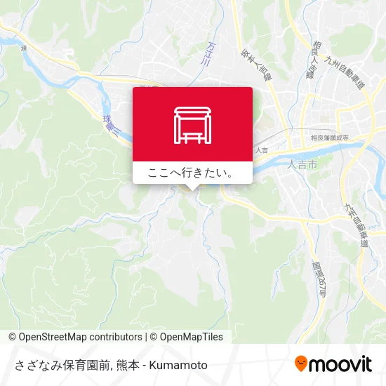 さざなみ保育園前地図