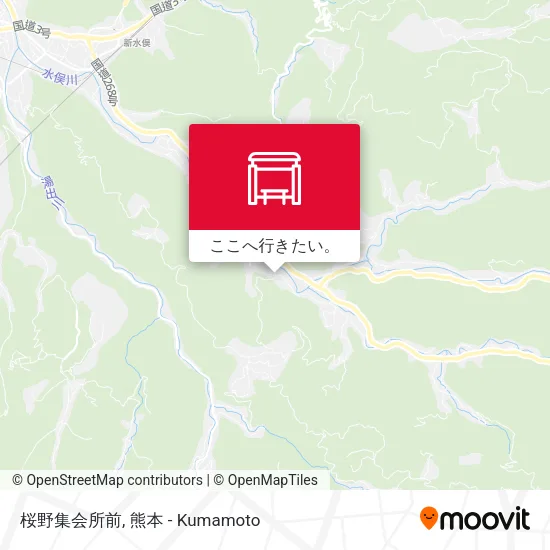 桜野集会所前地図
