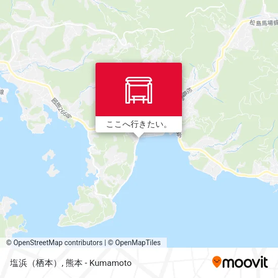 塩浜（栖本）地図