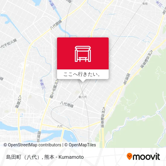 島田町（八代）地図