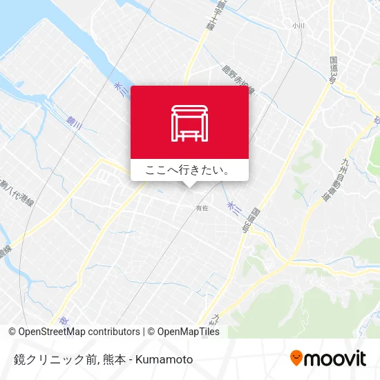 鏡クリニック前地図