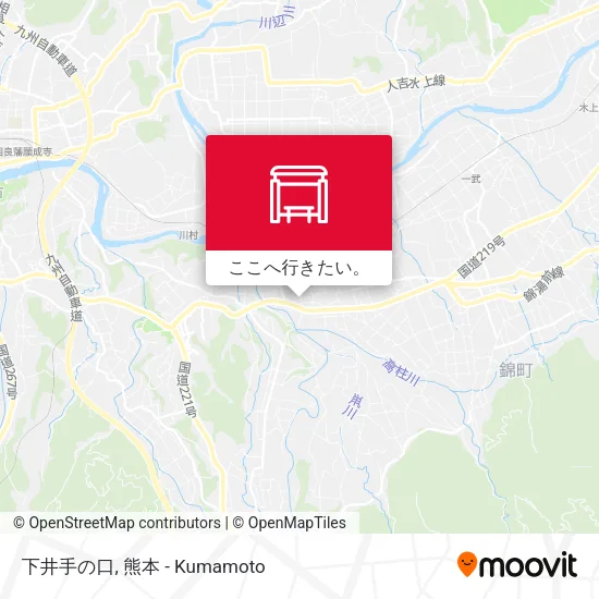 下井手の口地図