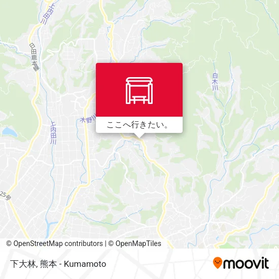 下大林地図