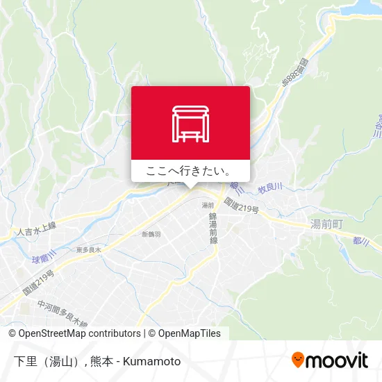 下里（湯山）地図