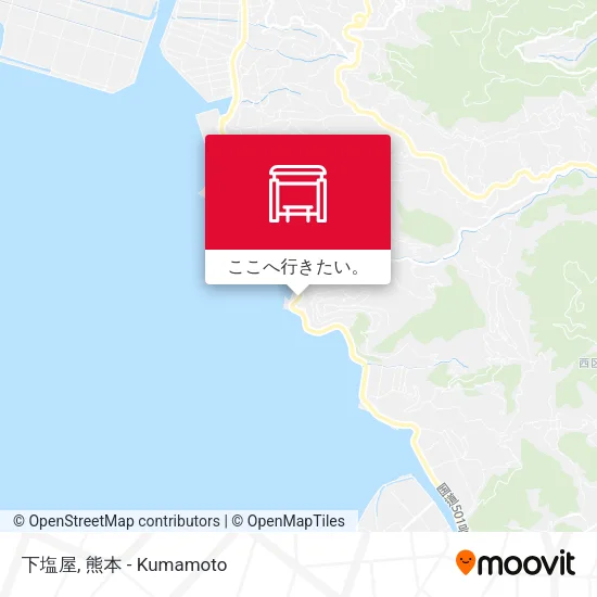 下塩屋地図