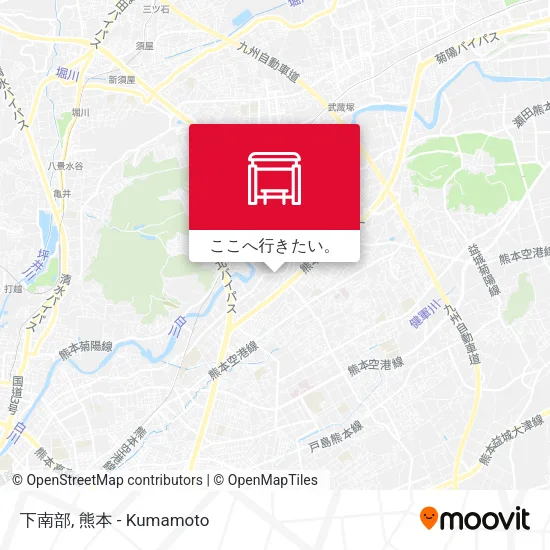 下南部地図