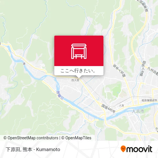 下原田地図