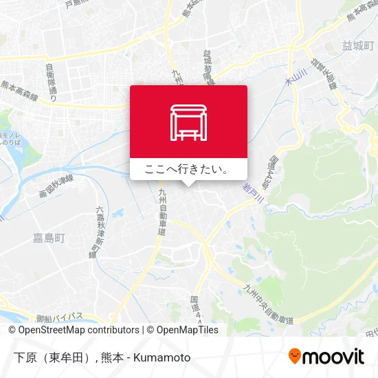 下原（東牟田）地図
