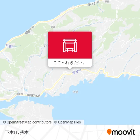 下本庄地図