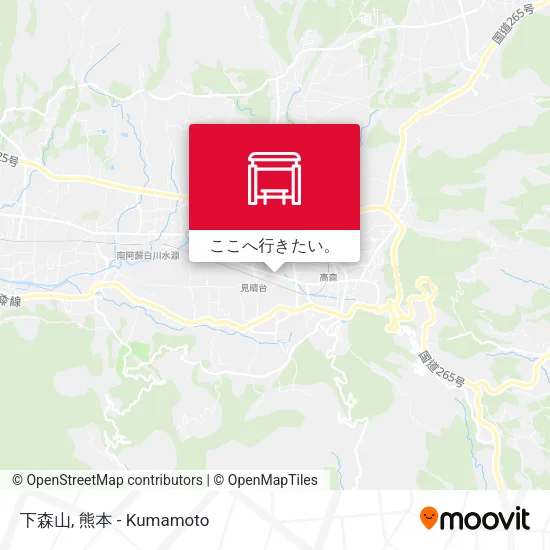 下森山地図