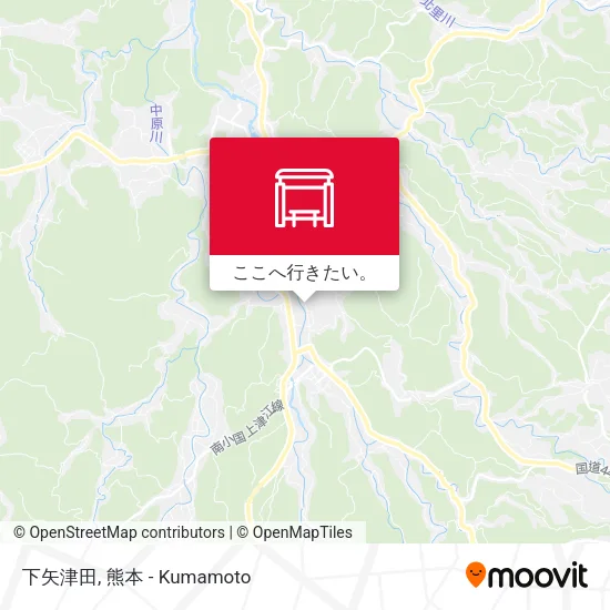 下矢津田地図