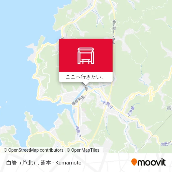 白岩（芦北）地図