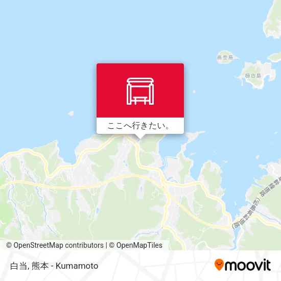 白当地図