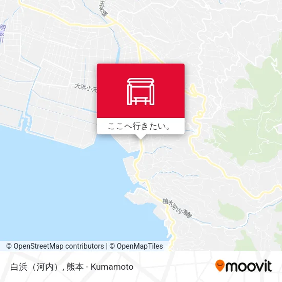 白浜（河内）地図