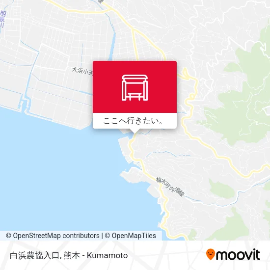 白浜農協入口地図