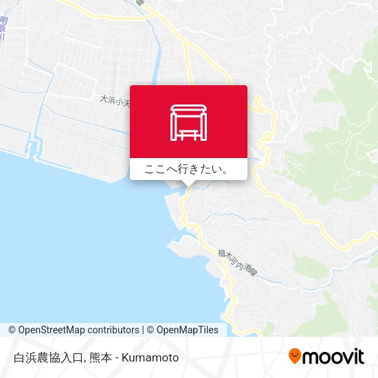 白浜農協入口地図