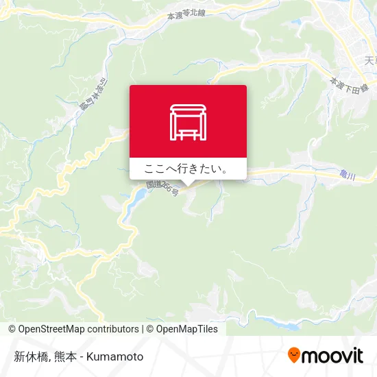 新休橋地図