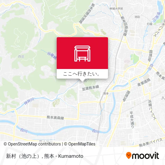 新村（池の上）地図