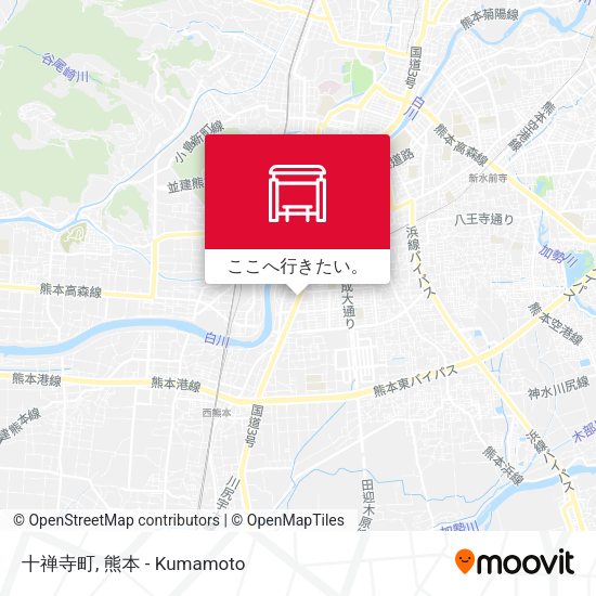 十禅寺町地図