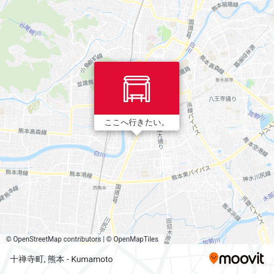 十禅寺町地図