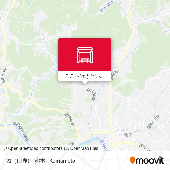 城（山鹿）地図