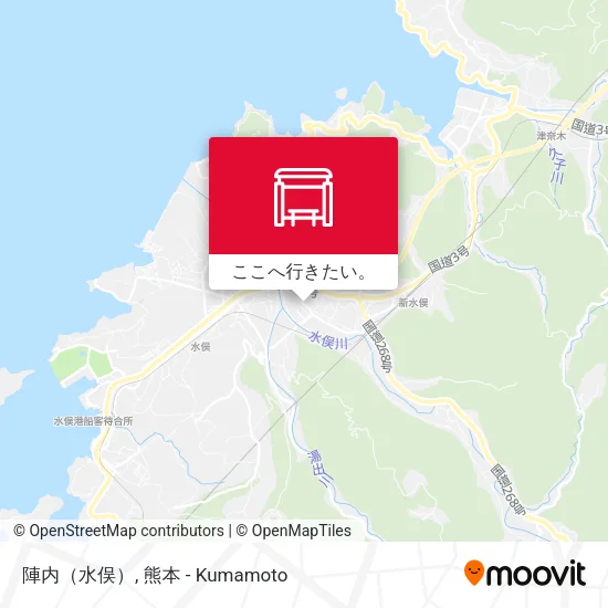 陣内（水俣）地図
