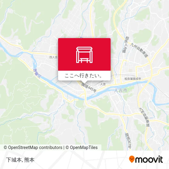 下城本地図