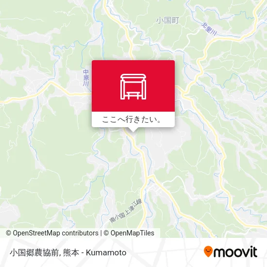 小国郷農協前地図