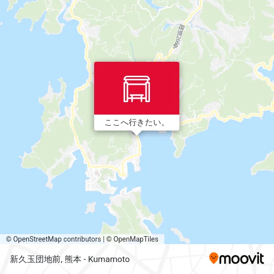 新久玉団地前地図