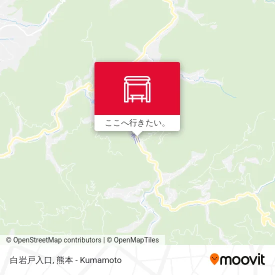 白岩戸入口地図