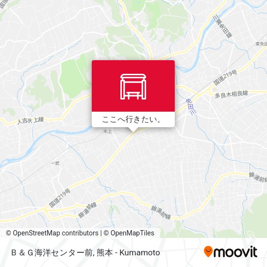 Ｂ＆Ｇ海洋センター前地図